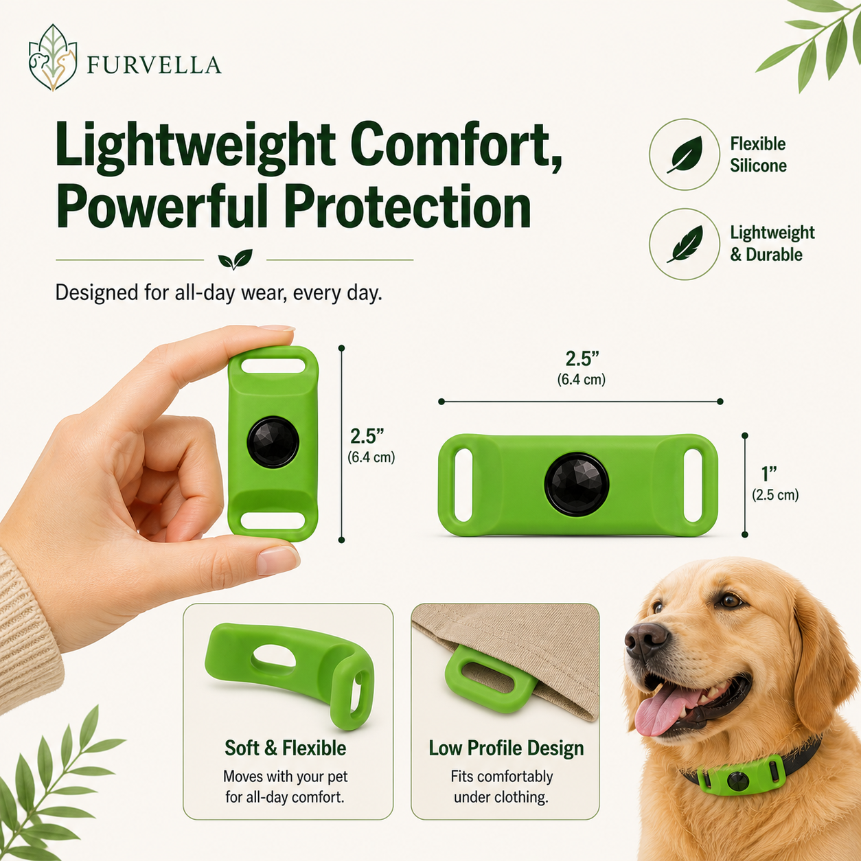 Protect Your Dog From Fleas & Ticks Without Harsh Chemicals Long-Lasting Protection for Up to 12 Months